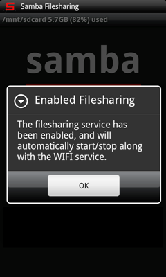 Samba for Android
